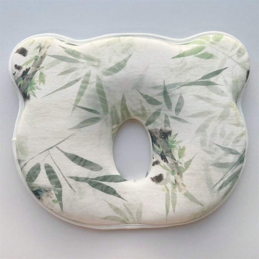 1Pc Children's Headrest Soft Breathable Cartoon Sleep Pillow Qualitative Headrest - 淺綠色 - 查看 1