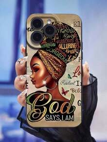 Unique Precise Angel Eye Sandblasted Phone Case, With Letter Pattern, Texture, Designed Specifically Compatible With Apple 15 14 13 12 11 XS XR X 7 8 Plus Pro Max Mini Waterproof Shockproof Anti-Fall Scratch ResistantFOR-YOUR-BELOVED-PHONE Christmas Gifts Christmas Gifts