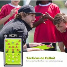 Tablero magntico del Entrenador del ftbol, u200Bu200BTablero del ftbol tctica magntica del Entrenamiento del borrado del ftbol con los imanes, Pluma - Verde - Ver 5