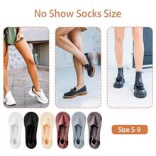 6 Pairs No Show Socks For Women Liner Invisible Socks Non Slip Low Cut Thin Silky Dress Footies Boat Sock For Loafers Flats Sneakers#SSDD B BJNHMJ