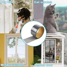 Kit de Reparacin de Mosquiteros para Ventanas y Puertas, Repair Window Screen and Screen Door Tears Holes Window Screen Mesh, Adhesivo fuerte de alta calidad 5x 5 MTS Negro 2 pcs - inicial - Ver 6
