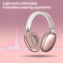 Auriculares inalámbricos, llamadas HD, graves HIFI, batería de larga duración, larga espera, adecuado para deportes, correr, saltar a la cuerda, apariencia de alta gama, compatible con teléfonos inteligentes, baja latencia HIFI, cómodo, enchapado exquisito, regalo de alta gama, giratorio, portátil, cancelación de ruido pasiva, regalo de juegos genial para niñas y niños