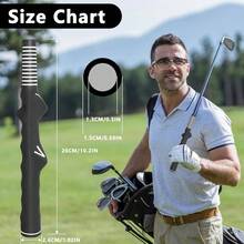 1 Pcs Right - Hand Training Grip: Club, Rubber Swing Grip Trainer, Accessories Adults, Beginners, All Levels. Improvement Proper Hand Placement. - Black - View 4
