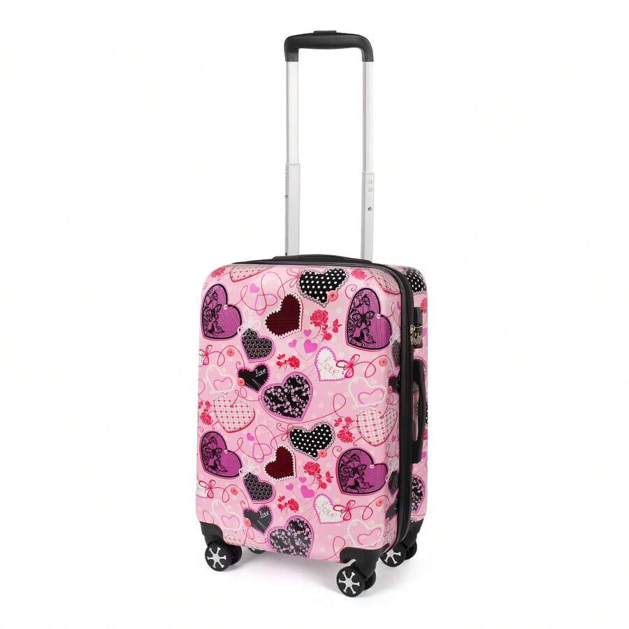20inch 24inch 28inch Expandable Luggage PC+ABS Hardshell Suicase With TSA LOCK & Spinner Wheels,Carry On Travel Luggage For Men Women,24"/28" Single Checked Suitcase - Hồng - Xem 1