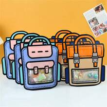 10个装创意礼品包装袋 糖果自封袋 生日派对礼物塑料拉链袋 - 彩色 - 查看 4