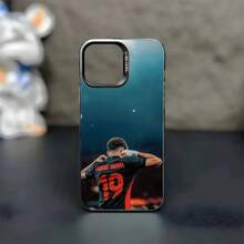 Funda de teléfono Football L-Lamine Y-Yamal 19 para 17, 16, 15, 14, 13, 12, 11 Plus, Pro Max, cubierta negra mate a prueba de golpes - z2 - Ver 13
