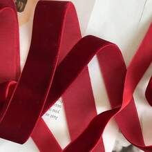 Panglică flocată, Panglică colorată, Panglică flocată, Fundă lucrată manual DIY, Panglică decorativă pentru ambalaje de cadouri pentru buchete, Panglică din material pentru funde pentru accesorii de păr