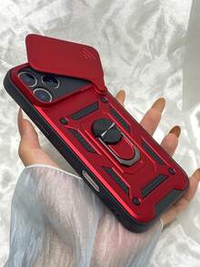 A Stylish Phone Case. Does Not Include A Lanyard Or Stand. Shockproof. Protective Phone Case For IPhone 17 Professional Max For IPhone 16 15 14 13 12 11 Professional Max Plus 17 Air Military Grade Bumper Ring Cover Slide Camera Lens Protector Armor Case Coque Cases For Moto Razr 40 50 Ultra For Galaxy Z Flip 3 4 5 67 For Galaxy Z Fold 3 4 5 67 - 紅色 - 查看 10