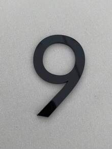 1 套 0-9 自粘彩色透明邮箱号码：酒店和办公室装饰门牌贴纸，金属饰面数字，耐用壁挂，适用于感恩节、万圣节、圣诞节房间装饰