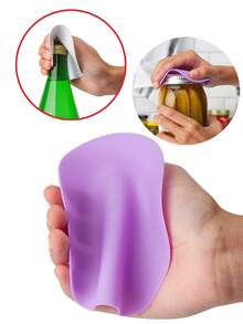 Silikonflaschenöffner Kappe Schraubhilfe Pad, Silikonkraftdoseöffner Kappen-Öffner Clip Pad, Tischsilikon Pad, Tassenkissen, Wärmeisolationspad