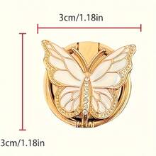 Stylish Cute Butterfly Phone Ring Holder - 360° Rotatable Adjustable Shiny High-Quality Ring Stand, Compatible With IPhone, Android Smartphones, Best Gift For Women, Moms, Friends, Colleagues, Suitable For Birthday, Christmas, Valentine's Day, Mother's Day, Graduation, Thanksgiving - Multicolor - View 8