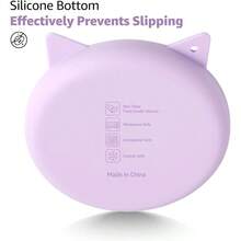 Silicone Slow Feeder Dog Cat Bowls Interactive Puzzle Toy For Pets Dry/Wet Food Training Keeps Dogs Cats Busy Prevents Puppy Kitty Overeating Purple 0.8 Cup - 08Cốc - Xem 6