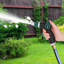 High Pressure Garden Hose Nozzle Sprayer, Heavy - Duty Metal Hose Nozzle With Thumb Control Adjustable Jet Car Washing, Patio Cleaning, Lawn Plant Watering - Initial - View 7