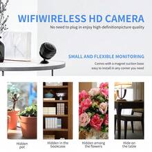 1 Stück Mini Sicherheitskamera, kabellose WLAN versteckte Spionagekamera für Heim- und Büroüberwachung, Nachtsicht Bewegungserkennung kleine Nanny-Kamera