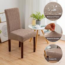 4/6 chiếc Vỏ bọc ghế ăn chống thấm nước, Vỏ bọc ghế nhà bếp co giãn, Vỏ bọc ghế Parsons cho phòng ăn, Vỏ bảo vệ ghế, Có thể tháo rời, Có thể giặt được - Nhiều màu - Xem 8