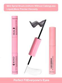 睫毛胶水及定型液、卸妆液、10毫升单根睫毛胶水及定型液、睫毛涂抹器、二合一簇状睫毛胶水及定型液、睫毛刷、簇状睫毛胶水、睫毛胶水、镊子、簇状睫毛胶水、睫毛胶水及定型液、睫毛胶水、簇状睫毛工具、睫毛嫁接工具、睫毛工具套装 - 粉色 - 查看 6