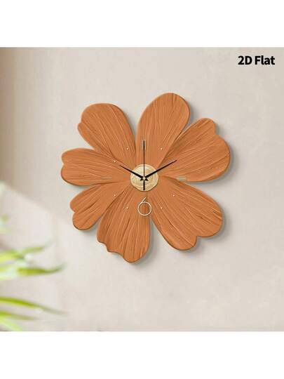 2D Flat 1pc Moderne Creative Home Healing Flowers Wand Clock, Ultra Quiet Quartz Movement, No Ticking Sound, ation Painting Klok Living Room, Bedroom Office, able Watch, Unique Personalized, Clear Reading Time, In Bedroom, Studio, Ho Study, Kitchen Cafe, Perfect Family Friends Room view 7