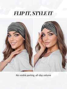 4pcs/Set Women's Fashion Leopard Print Criss-Cross Headbands, Versatile For Daily, Yoga, Sports, Sweat-Absorbing, Elastic Hair Accessories Warm Hair Bands Women Bandanas