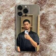 Football J-Jude B-Bellinghams Phone Case Compatible With  17,16,15,14,13,12,11 Pro,Max,Plus,X,XS,XR,SE4,E Mini Transparent Soft Cover, Cover Compatible With  17 Pro Max Case,  17 Pro Case,  17 Case,  16 Pro Max Case - Z1 - Xem 6