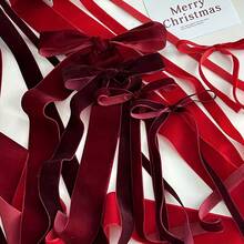 Panglică flocată, Panglică colorată, Panglică flocată, Fundă lucrată manual DIY, Panglică decorativă pentru ambalaje de cadouri pentru buchete, Panglică din material pentru funde pentru accesorii de păr