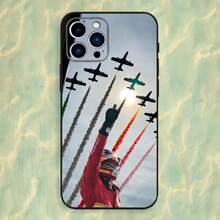 Funda de teléfono F1 C-Charles L-Leclerc-16 compatible con  16,15,14,13,12,11 Plus, Pro Max, XS, X, XR, SE, Mini, 8, 7, funda de silicona suave negra, funda compatible con  17, funda de  17 Pro, funda de  17 Pro Max - z6 - Ver 8