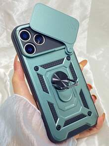 A Stylish Phone Case. Does Not Include A Lanyard Or Stand. Shockproof. Protective Phone Case For IPhone 17 Professional Max For IPhone 16 15 14 13 12 11 Professional Max Plus 17 Air Military Grade Bumper Ring Cover Slide Camera Lens Protector Armor Case Coque Cases For Moto Razr 40 50 Ultra For Galaxy Z Flip 3 4 5 67 For Galaxy Z Fold 3 4 5 67 - 黑色 - 查看 5