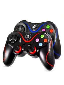 V8 Joystick Gamepad Wireless Bluetooth Controller For PC Rechargeable For Android, IOS And Windows Ideal For Mobile Games - Black - View 5