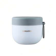 1 set Boîte à bento et boîte à lunch thermique, pot thermique, tasse à soupe portable, tasse à avoine, tasse à lait, tasse à petit-déjeuner, tasse à salade, convient pour l'école, le pique-nique, parfait pour la soupe, l'avoine, le lait de soja, la maison, les voyages et l'extérieur, idéal pour le camping et les fêtes