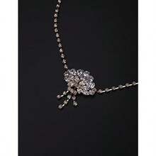 Wedding Head Chain Crystal Headpiece Princess Forehead Rhinestones Tassel Chain Hair Jewelry For Women And Girls Gold#SSDD B BJNHMJ