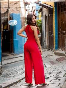 Women Bodysuits - Red - View 3