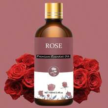 100ml/30ml/10ml Rose Essential Oil, Moisturizing Rose Facial Oil, Smooth Skin Fragrance Skin Care Oil, Pure Plant Extract Essential Oil - Rose - View 1