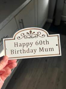 Personalized Custom Name Wooden Sign Engraved Message Plaque Wall Hanging Decoration 2025 Rustic Home Decor Wedding Sign Keepsake Gift For Housewarming Friends Couples Family Party Celebration Customizable Text Multiple Color Options,Personalized Wooden Sign - Multicolor - View 5