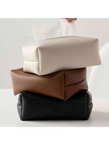 Stilvoller und minimalistischer Leder Taschentuchbox - perfekt für den Heim- und gewerblichen Gebrauch, mit elegantem Design für Wohnzimmer, Hotels und Restaurants. Strapazierfähige und praktische Servietten-Aufbewahrungstasche, um Ihren Raumdekor aufzuwerten