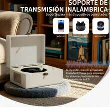 Reproductor De Cd Recargable Con Altavoces - Blanco - Ver 6