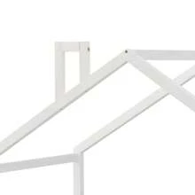 Solid Slatted Base With Chimney Fall Protection, Pine Bed, 90 X 200 Cm, Without Mattress, White - White - View 4