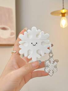 1 Vỏ bảo vệ tai nghe hình chú nai tuyết 3D dễ thương tương thích với 1/2/3/4, Tai nghe Bluetooth không dây Apple Pro, Thiết kế dành cho cặp đôi, Vỏ tai nghe chống rơi (Không bao gồm tai nghe) - trắng - Xem 4