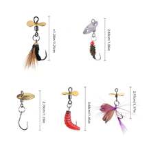 25pcs Fly Fishing Lures Bait Assortment