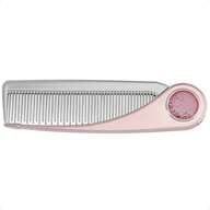 LumiVive ローズゴールド桜デザインヘアコーム｜静電気防止くし 櫛 ヘアコーム お出かけ用コンパクトコーム ギフト 女性