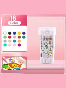120PCS Colors Acrylic Paint Pens For Rock Painting, Ceramic, Wood, Plastic, Calligraphy, Scrapbooking, Brush Lettering, Card Making, DIY Crafts Back To School - 彩色 - 查看 19