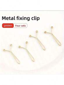 4/8pcs Invisible Waist Cincher Metal Clips - Adjustable, Shorten Pants Length, Hem Shortener, Fashion Jeans & Clothing Accessory, Easy To Use, Comfortable & Versatile - Multicolor - View 19