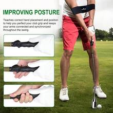Swing Trainer Aid, Weighted Club Tempo Grip Training Right Left - Handed Golfers, Indoor Outdoor Warm - Practice Accessories - 右手 - 查看 3