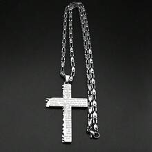 主祷文基督教英文圣经十字架吊坠链项链男女款不锈钢耶稣十字架项链首饰 - 項鍊 - 查看 7