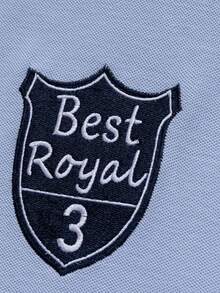 T S Dreamer Men's Long Sleeve Polo Shirt, Original "Dream Come True" Embroidery, Fashionable Contrast Color Blocking, Pure Cotton, Versatile For Christmas, Halloween, Thanksgiving, Valentine's Day, Teachers' Day, Father's Day, Carnivals, Easter, Ramadan, New Year, Independence Day, Eid Al-Adha, St. Patrick's Day, Spring Festival - Baby Blue - View 7