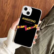 Custodia per telefono con artwork di Dellafuente FC, compatibile con 15, 14, 13, 12, 11 Pro Max, Mini, 7, 8, Plus, SE, X, XS, XR, in silicone trasparente, compatibile anche con i modelli 17, 17 Pro e 17 Pro Max