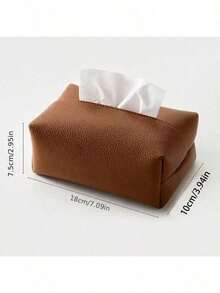 Stilvoller und minimalistischer Leder Taschentuchbox - perfekt für den Heim- und gewerblichen Gebrauch, mit elegantem Design für Wohnzimmer, Hotels und Restaurants. Strapazierfähige und praktische Servietten-Aufbewahrungstasche, um Ihren Raumdekor aufzuwerten