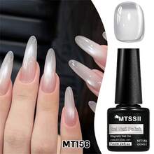 Mtssii 7ML Ice Transparent Glass Bead Moonlight Cat Eye Magnet Gel Nail Polish Jelly Ultra Shine Crystal Semi Permanent Soak Off UV Gel Varnish Nails DIY - Nhiều màu - Xem 4