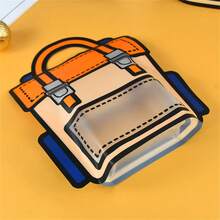 10个装创意礼品包装袋 糖果自封袋 生日派对礼物塑料拉链袋 - 彩色 - 查看 2