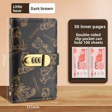 2026 New Personalized Password Lock Notebook - Portable Private Diary, Suitable For Travel And Daily Recording (Ideal Valentine's Day Gift) - Bear Model - View 11