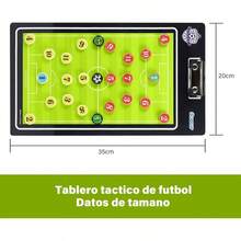Tablero magntico del Entrenador del ftbol, u200Bu200BTablero del ftbol tctica magntica del Entrenamiento del borrado del ftbol con los imanes, Pluma - Verde - Ver 4