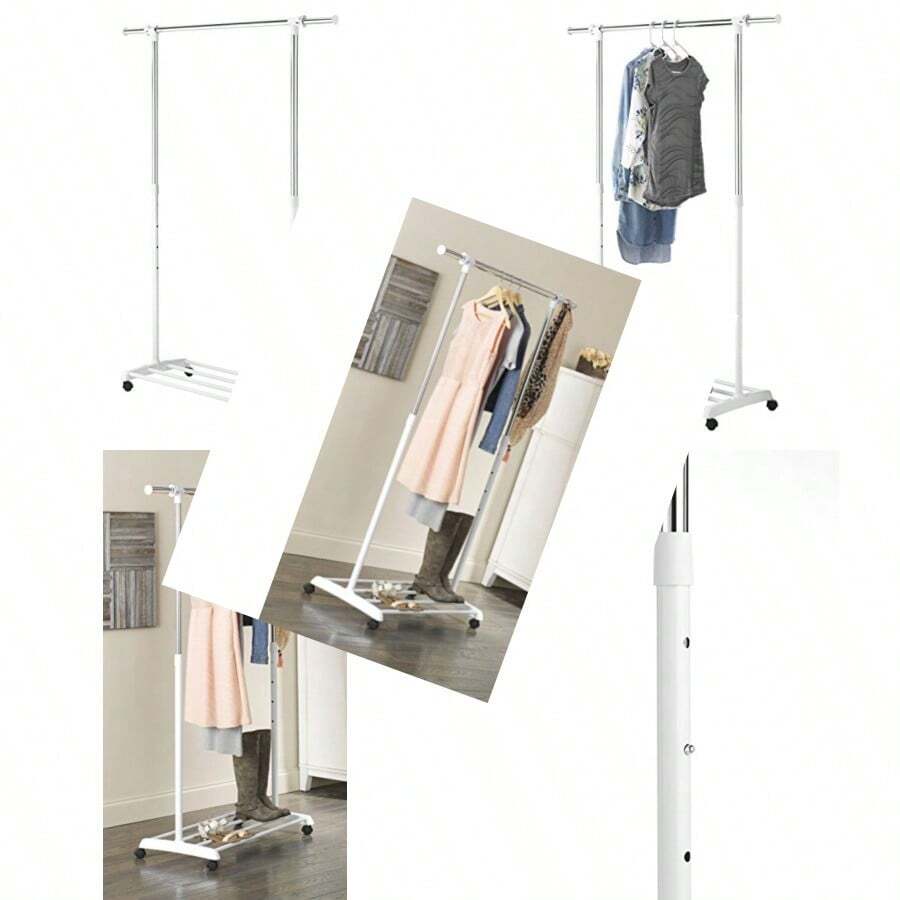 60245908BB Deluxe Adjustable Garment Rack